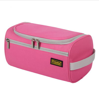 Organisateur accrochant Waterproof Travel de maquillage de sac d'article de toilette de rond de forme de baril