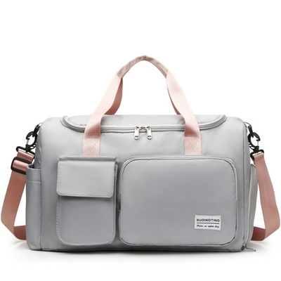 Les dames imperméabilisent le sac de Weekender de sac de forme physique de sports avec le compartiment de chaussure