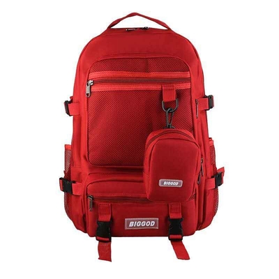 Les affaires rouges de BSCI baladent le sac à dos occasionnel de voyage d'Oxford de grande capacité