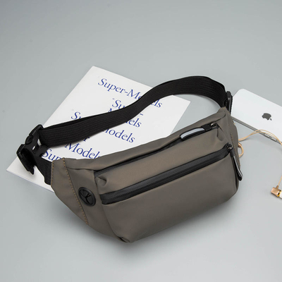 Le multiple empoche la poche unisexe Fanny Pack de voyage de sac de ceinture de maintien de taille de poche en nylon de sac