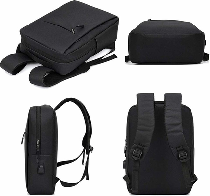 Sac à dos de remplissage d'USB d'anti vol d'OEM serviettes d'ordinateur portable de 15,6 pouces pour les hommes