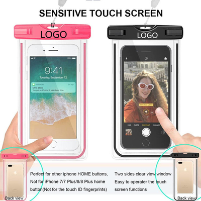 Poche imperméable colorée pour nager le sac sec 6.5IN de téléphone imperméable de PVC