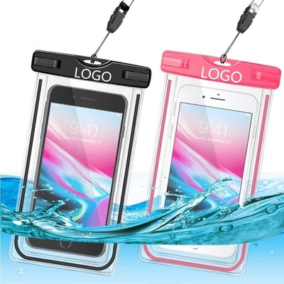 Poche imperméable colorée pour nager le sac sec 6.5IN de téléphone imperméable de PVC