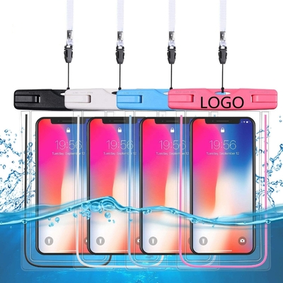 Poche imperméable colorée pour nager le sac sec 6.5IN de téléphone imperméable de PVC