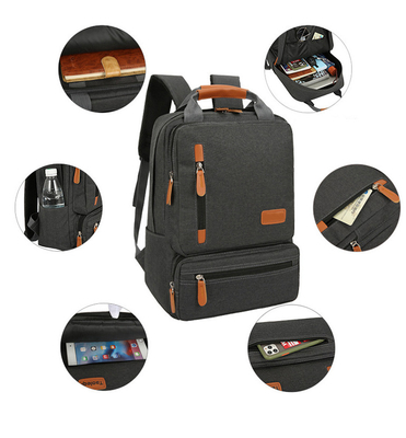 3 à la 1 école de sac à dos de vol d'OIN du sac à dos BSCI d'ordinateur portable de voyage anti