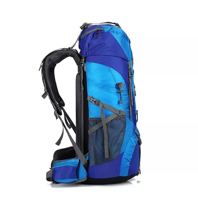 Polyester imperméable de sac à dos de trekking de montagne de Ransel OIN de sac à dos de 70 litres
