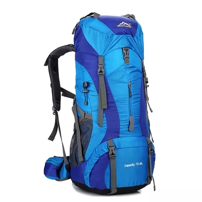 Polyester imperméable de sac à dos de trekking de montagne de Ransel OIN de sac à dos de 70 litres