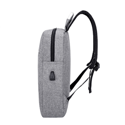 Sac à dos imperméable d'ordinateur portable de sac d'affaires de mode faite sur commande de logo avec le sac d'école de remplissage d'usb