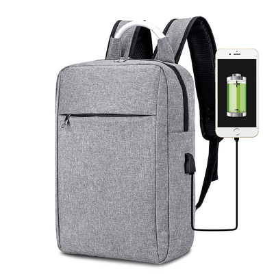 Sac à dos imperméable d'ordinateur portable de sac d'affaires de mode faite sur commande de logo avec le sac d'école de remplissage d'usb