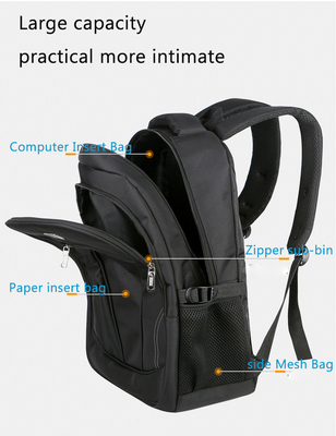 Les sacs multifonctionnels d'ordinateur portable de 15,6 pouces de nouveau d'affaires sac à dos d'ordinateur portable et de voyage baladent les hommes imperméables