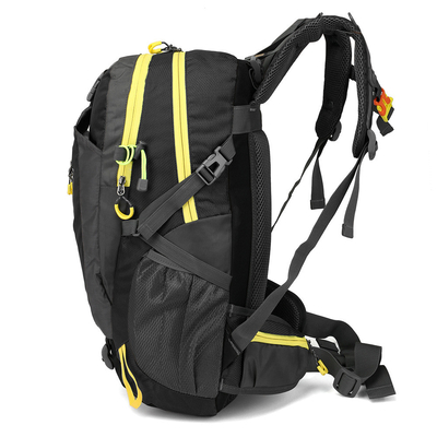 Sacs à dos imperméables campants de hausse imperméables noirs de cycle du sac à dos 30-40L