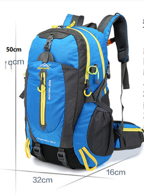 Sacs à dos imperméables campants de hausse imperméables noirs de cycle du sac à dos 30-40L
