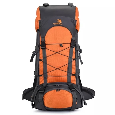 60L sac à dos campant imperméable bleu d'alpinisme du sac à dos BSCI