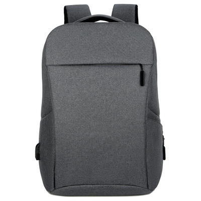 Sac à dos d'ordinateur portable d'affaires de voyage de BSCI avec le port 0.6kg imperméable de chargeur d'USB