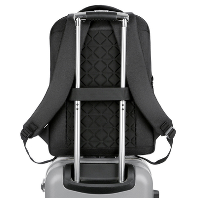Sac à dos d'ordinateur portable d'affaires de voyage de BSCI avec le port 0.6kg imperméable de chargeur d'USB