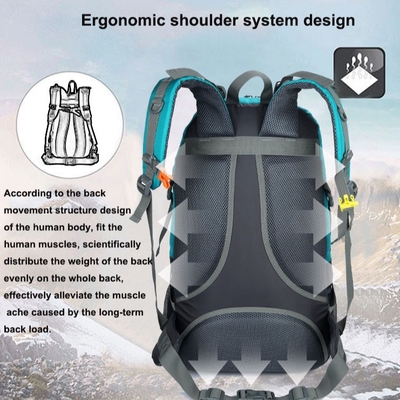 Résistant à l'eau de BSCI augmentant le sac à dos 60L augmentant le sac à dos d'alpinisme