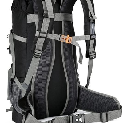 Nylon campant ultra-léger de sac à dos d'ODM du sac à dos 50L imperméable extérieur