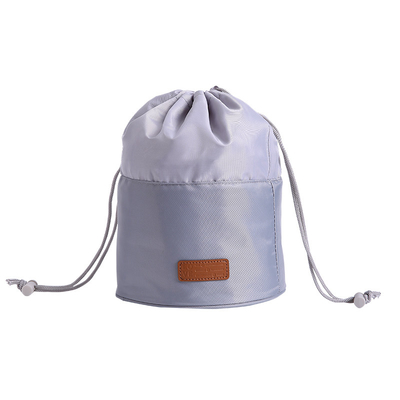 Fonction multi accrochant le voyage cosmétique de sac de cylindre cosmétique de sac portatif
