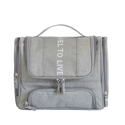 Organisateur Travel Kit With Hook Bathroom Accessories de Gray Hanging Cosmetic Bag Makeup