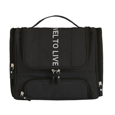 Organisateur Travel Kit With Hook Bathroom Accessories de Gray Hanging Cosmetic Bag Makeup