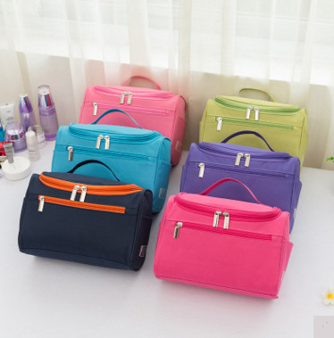 Polyester accrochant le voyage cosmétique Kit Organizer de voyage cosmétique de sac