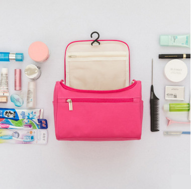 Polyester accrochant le voyage cosmétique Kit Organizer de voyage cosmétique de sac