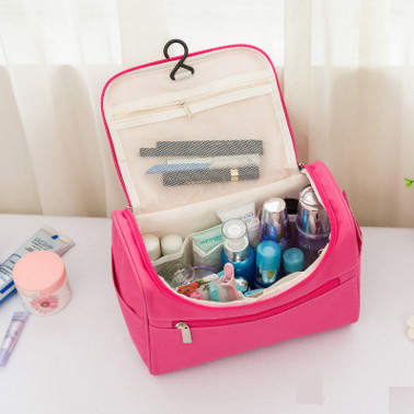 Polyester accrochant le voyage cosmétique Kit Organizer de voyage cosmétique de sac