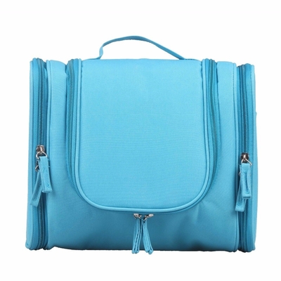 Maquillage cosmétique accrochant résistant de sac d'article de toilette de voyage de polyester de sac imperméable