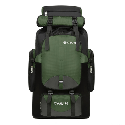 Camping de hausse imperméable du sac à dos 70L de BSCI augmentant le sac à dos pour des femmes des hommes