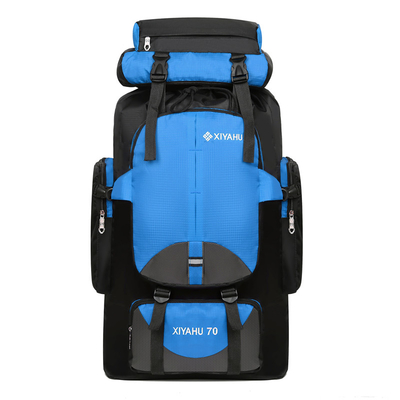 Camping de hausse imperméable du sac à dos 70L de BSCI augmentant le sac à dos pour des femmes des hommes