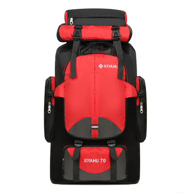 Camping de hausse imperméable du sac à dos 70L de BSCI augmentant le sac à dos pour des femmes des hommes