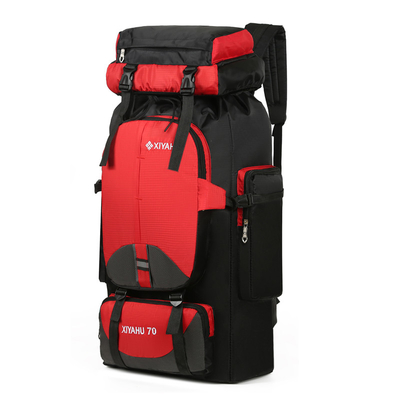 Camping de hausse imperméable du sac à dos 70L de BSCI augmentant le sac à dos pour des femmes des hommes