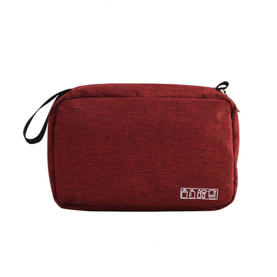 Article de toilette accrochant rouge de sac de maquillage de voyage pendant l'organisateur cosmétique Portable