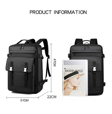 port imperméable de chargeur d'USB de sac à dos d'école d'OIN de sac à dos d'affaires de voyage de 31x22x47cm