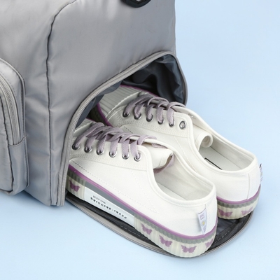 Les dames imperméabilisent le sac de Weekender de sac de forme physique de sports avec le compartiment de chaussure