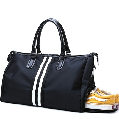 Sac marin en nylon à gymnase de sac marin aux sports des hommes de couleur avec le compartiment de chaussure