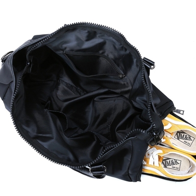 Sac marin en nylon à gymnase de sac marin aux sports des hommes de couleur avec le compartiment de chaussure