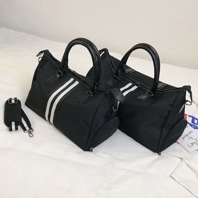 Sac marin en nylon à gymnase de sac marin aux sports des hommes de couleur avec le compartiment de chaussure