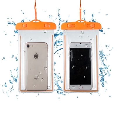 Cas imperméable de téléphone portable avec Lanyard Swimming