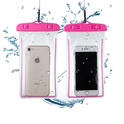 Cas imperméable de téléphone portable avec Lanyard Swimming