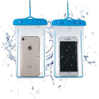 Cas imperméable de téléphone portable avec Lanyard Swimming