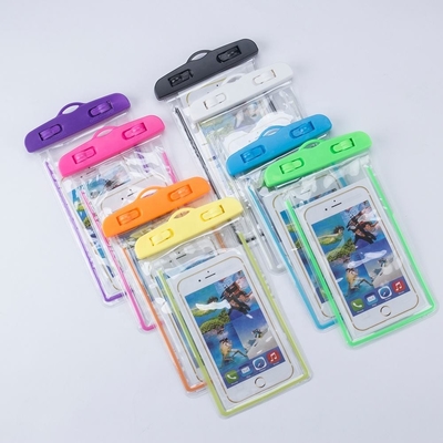 Cas imperméable de téléphone portable avec Lanyard Swimming