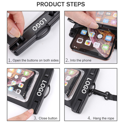 Poche de natation imperméable de téléphone de monture filtre de couverture imperméable sous-marine de téléphone