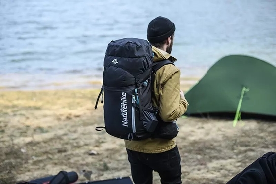 Sac imperméable léger de trekking de montagne du sac à dos 60cm du polyester 0.1kg