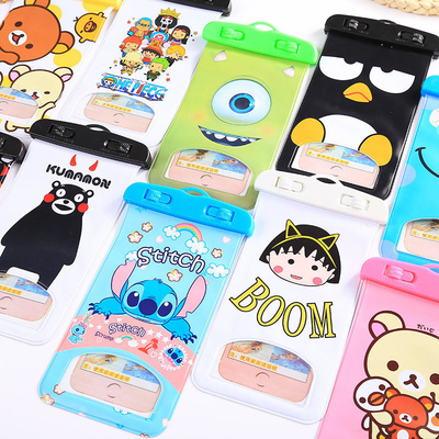 Poche imperméable de téléphone portable de téléphone portable imperméable mignon de sac pour Iphone Android