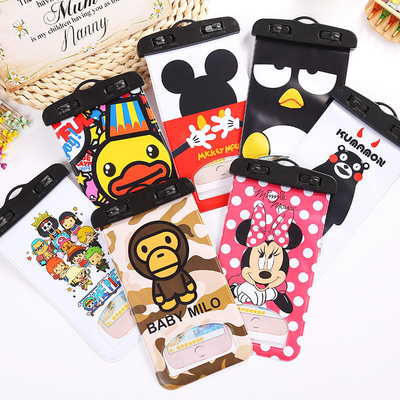 Poche imperméable de téléphone portable de téléphone portable imperméable mignon de sac pour Iphone Android