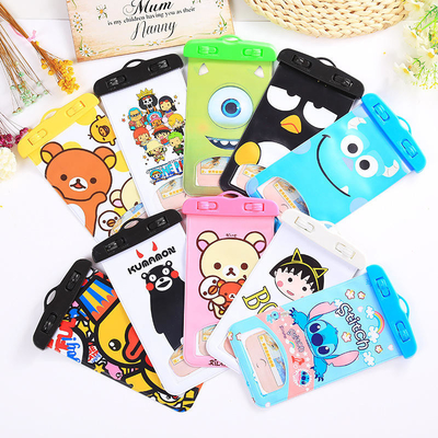 Poche imperméable de téléphone portable de téléphone portable imperméable mignon de sac pour Iphone Android