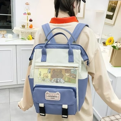 Le sac de sac à dos de l'école 24cm a placé des filles le sac à dos que mignon a placé des années de l'adolescence d'enfants de bande dessinée