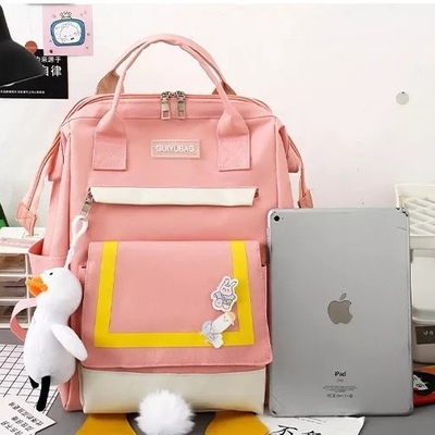 Les sacs à main de 0,65 pouces baladent des ensembles le sac à dos de déplacement qu'extérieur de 4 morceaux a placé des dames