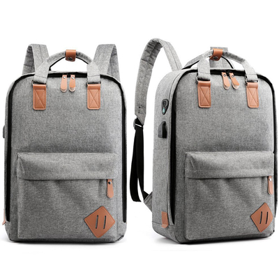 Usb de Grey Business Backpack Sets 43cm chargeant 3 à 1 OIN de sac à dos
